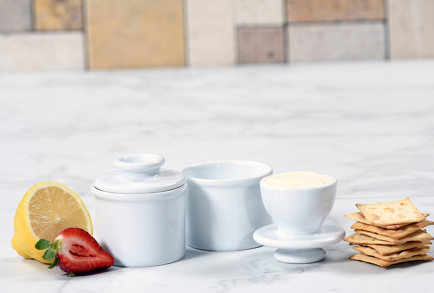 White (Junior) Petit Butter Bell® Crock