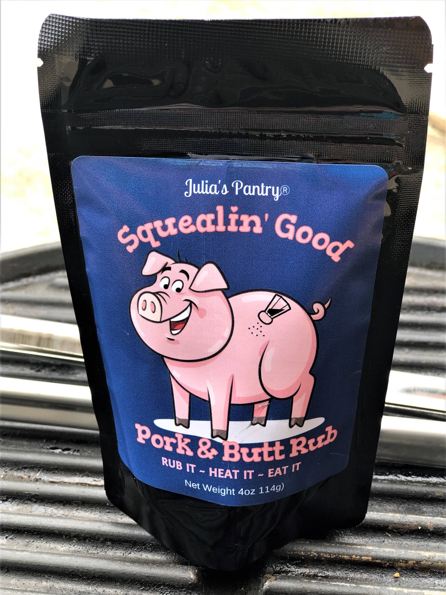 Squealin' Good Pork & Butt Rub, 4oz Mylar