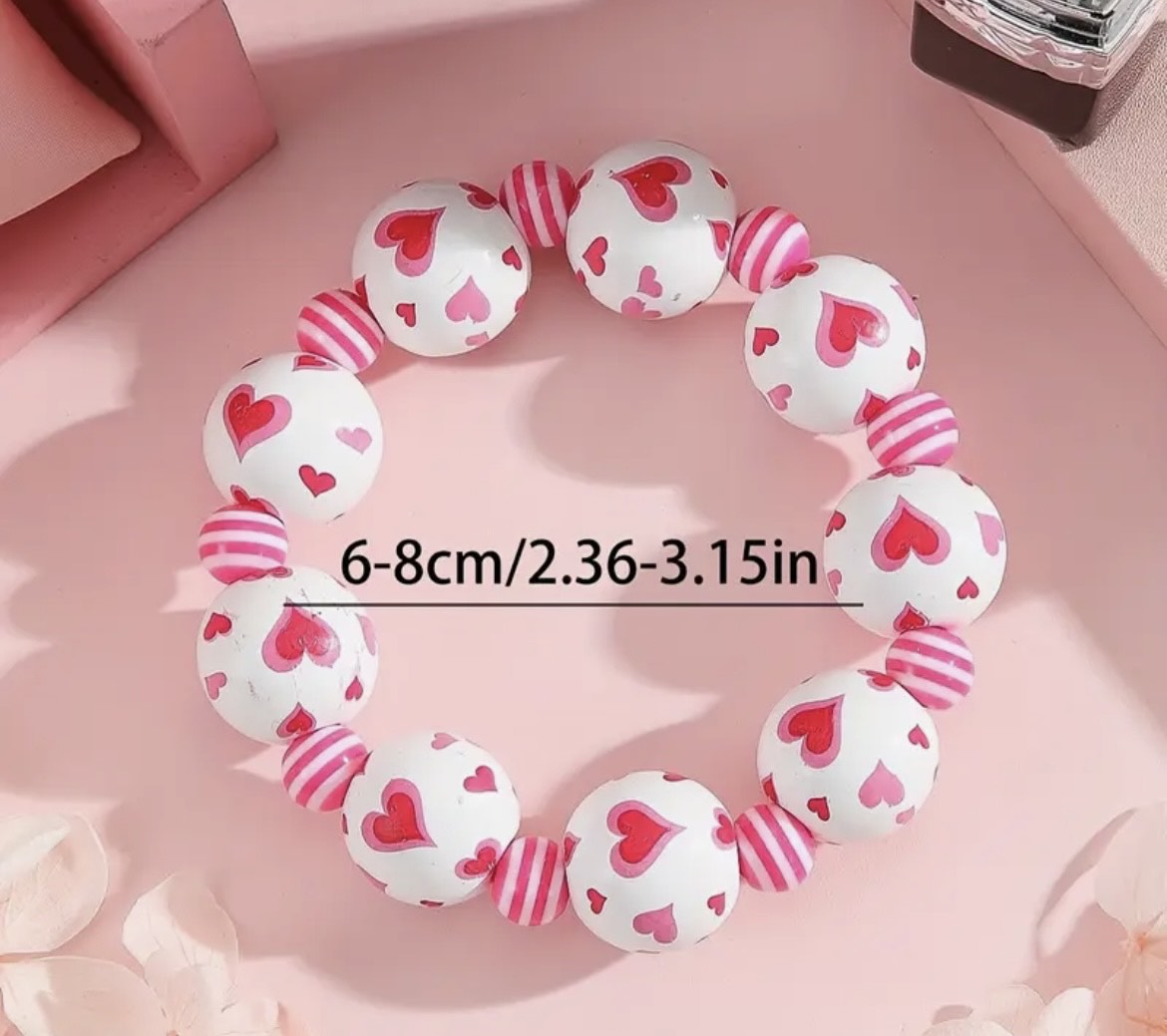 Pink Heart Bracelet