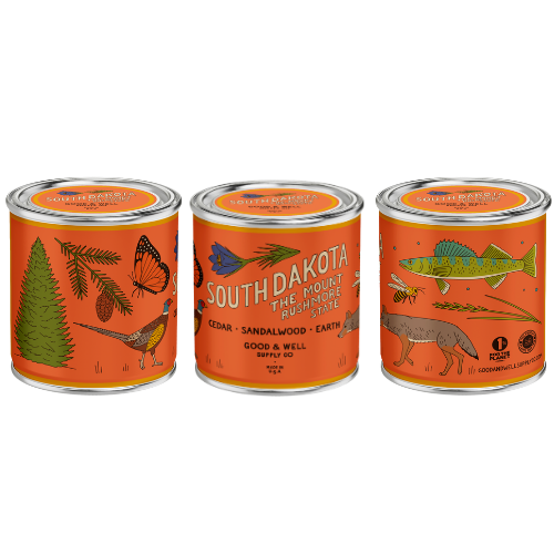 South Dakota State Candle