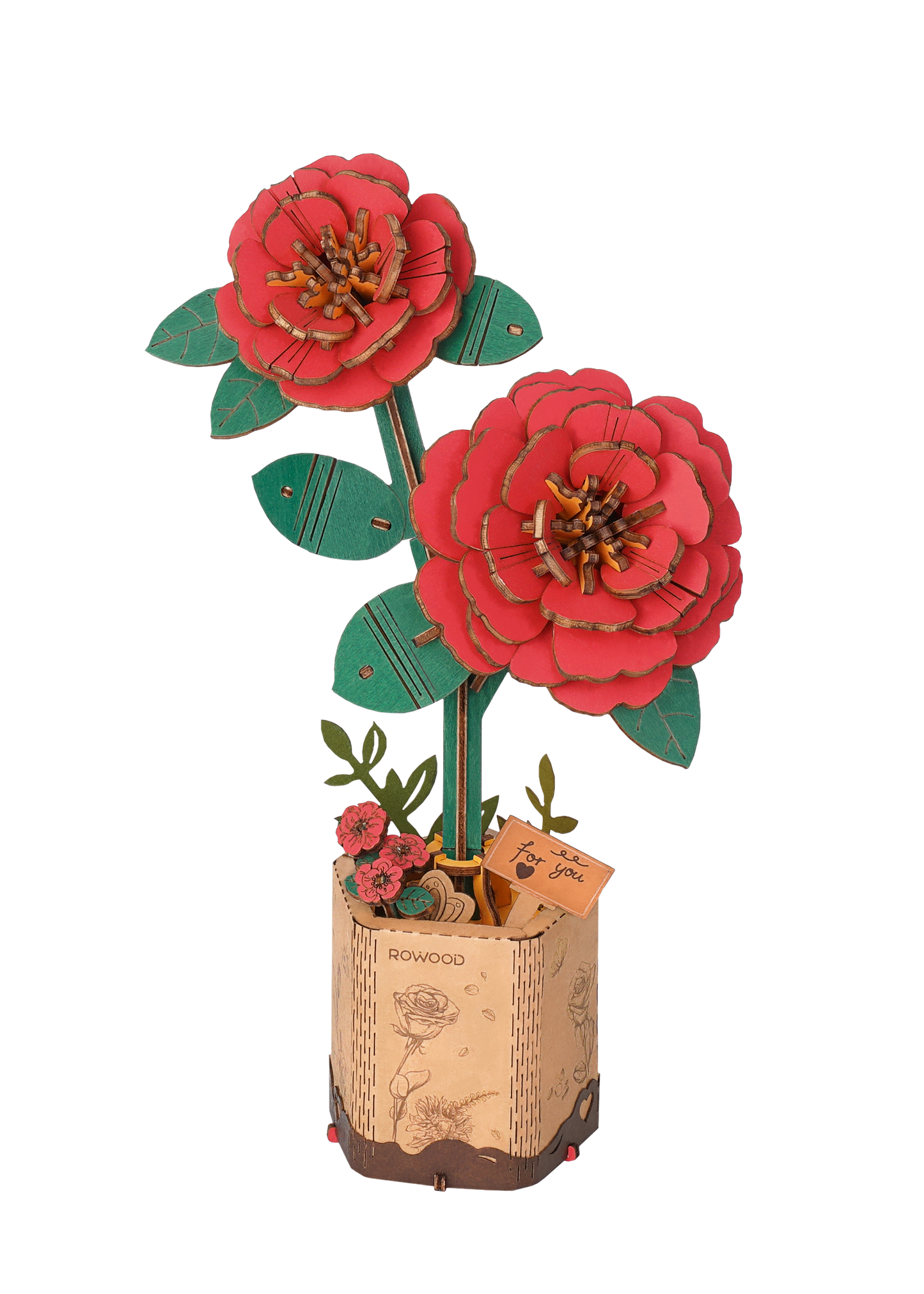 3D Wooden Flower Puzzle Bundle Pack