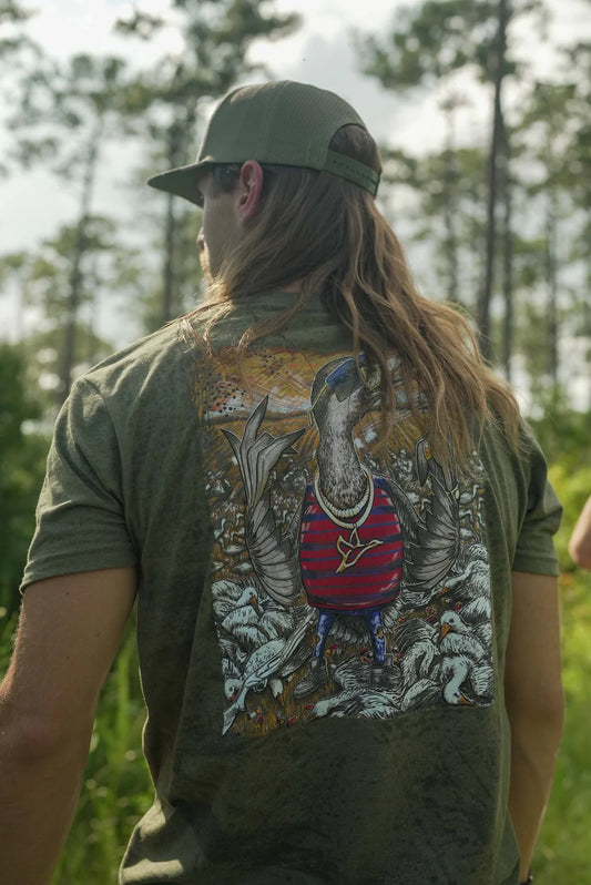 100 Shots Combat Waterfowl T-Shirt