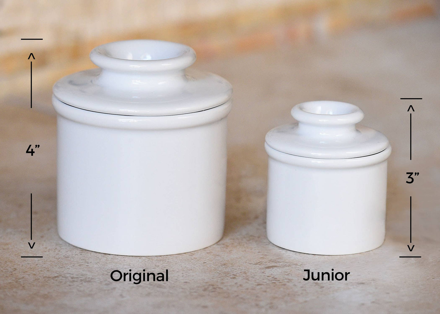 White (Junior) Petit Butter Bell® Crock