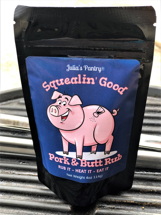 Squealin' Good Pork & Butt Rub, 4oz Mylar