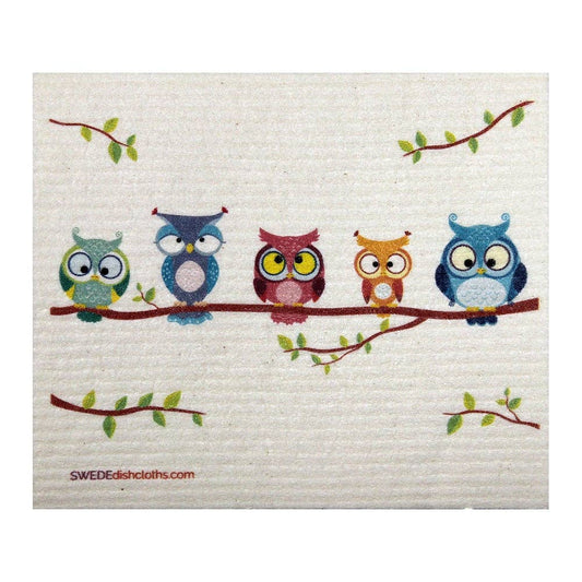 Swedish Dishcloth Owl Friends