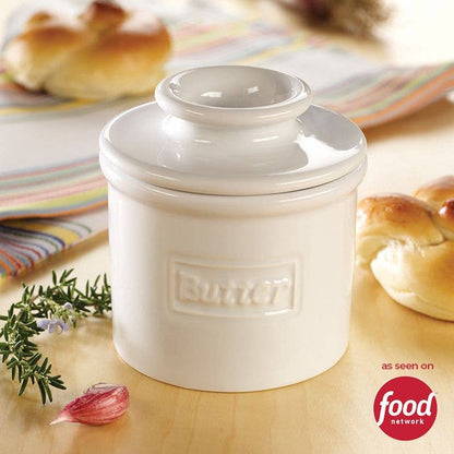 The Original Butter Bell® Crock - Cafe White