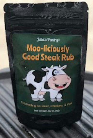 Mooliciously Good Steak Rub, 4oz Mylar