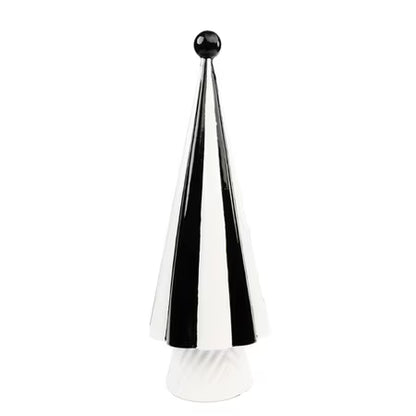 Black and White Standing Tree Finial
