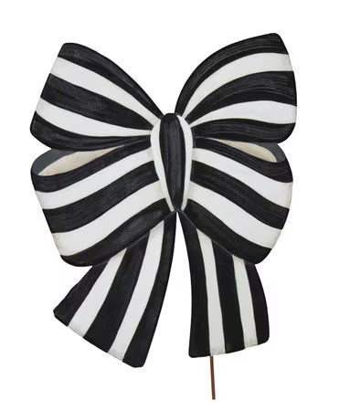 Elegant Bow-  Red & White or Black & White
