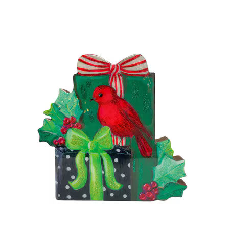 Elegant Red Bird with gifts