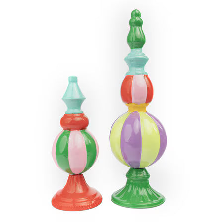 Merry & Bright Standing Ornament Finials