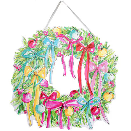 Beck's Vintage Wreath PVC Door Hanger