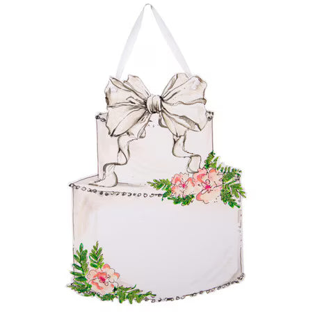 Beck's Wedding Cake PVC Door Hanger