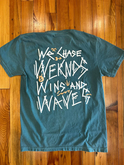 WEKND - "THE THREE W's" Tee - Emerald