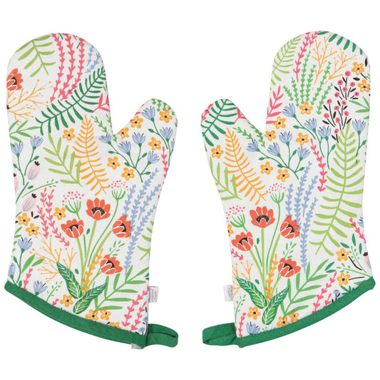 Bouquet Oven Mitts Set of 2