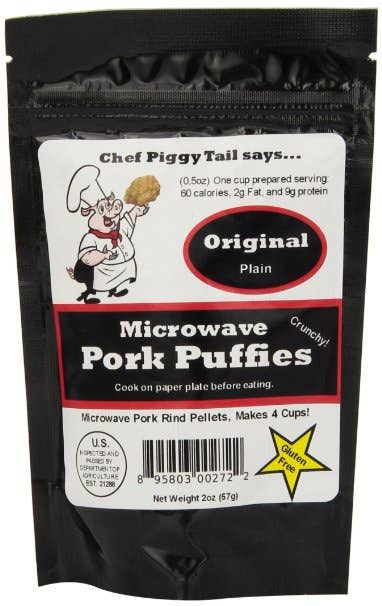 Microwave Pork Rinds Original 2oz Bag