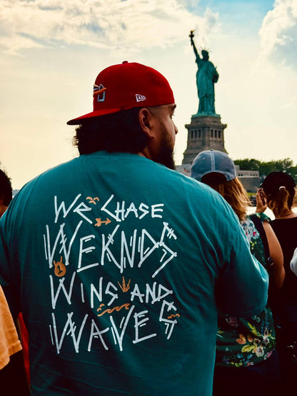 WEKND - "THE THREE W's" Tee - Emerald